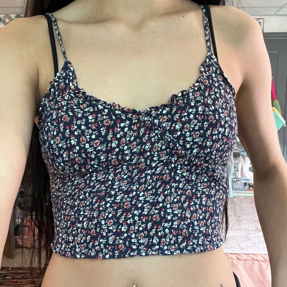 Hollister Ruched Cropped Camisole